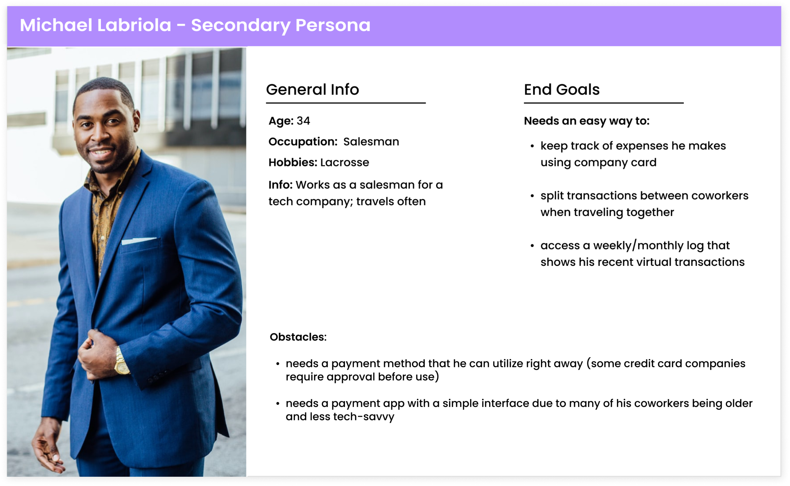 Michael - Proto-Persona 2