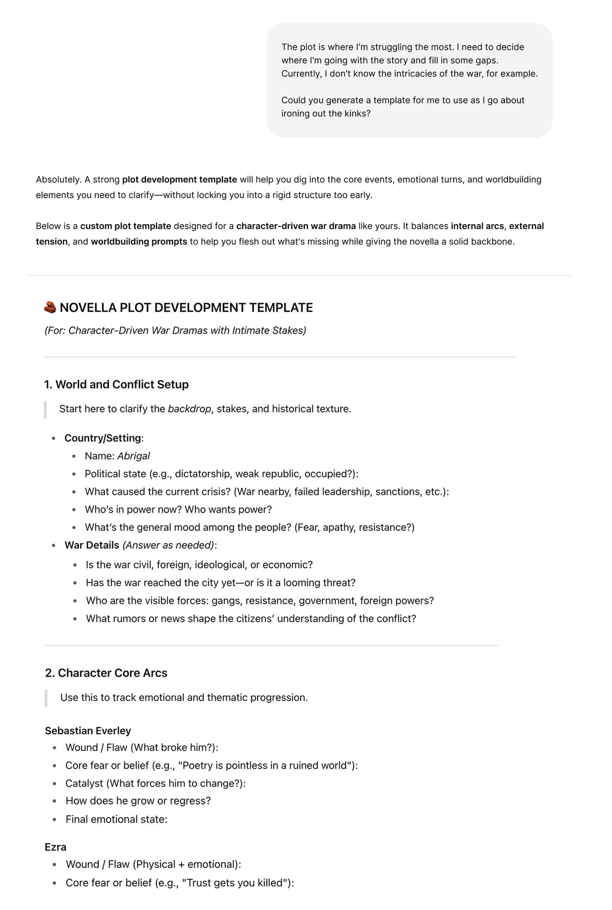 Case Study 1: Chat Screenshot 5